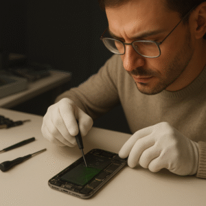 iPhone LCD Message Remove Training